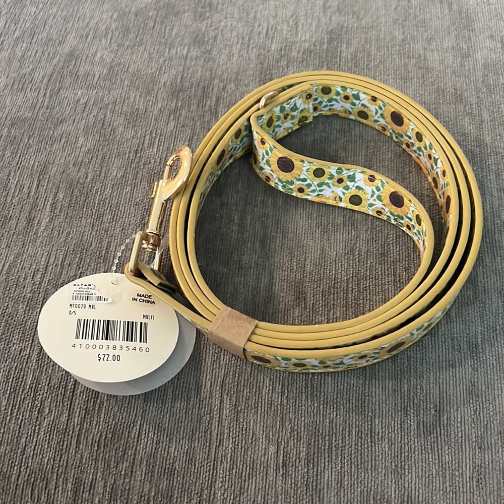 SUNFLOWER PET LEASH